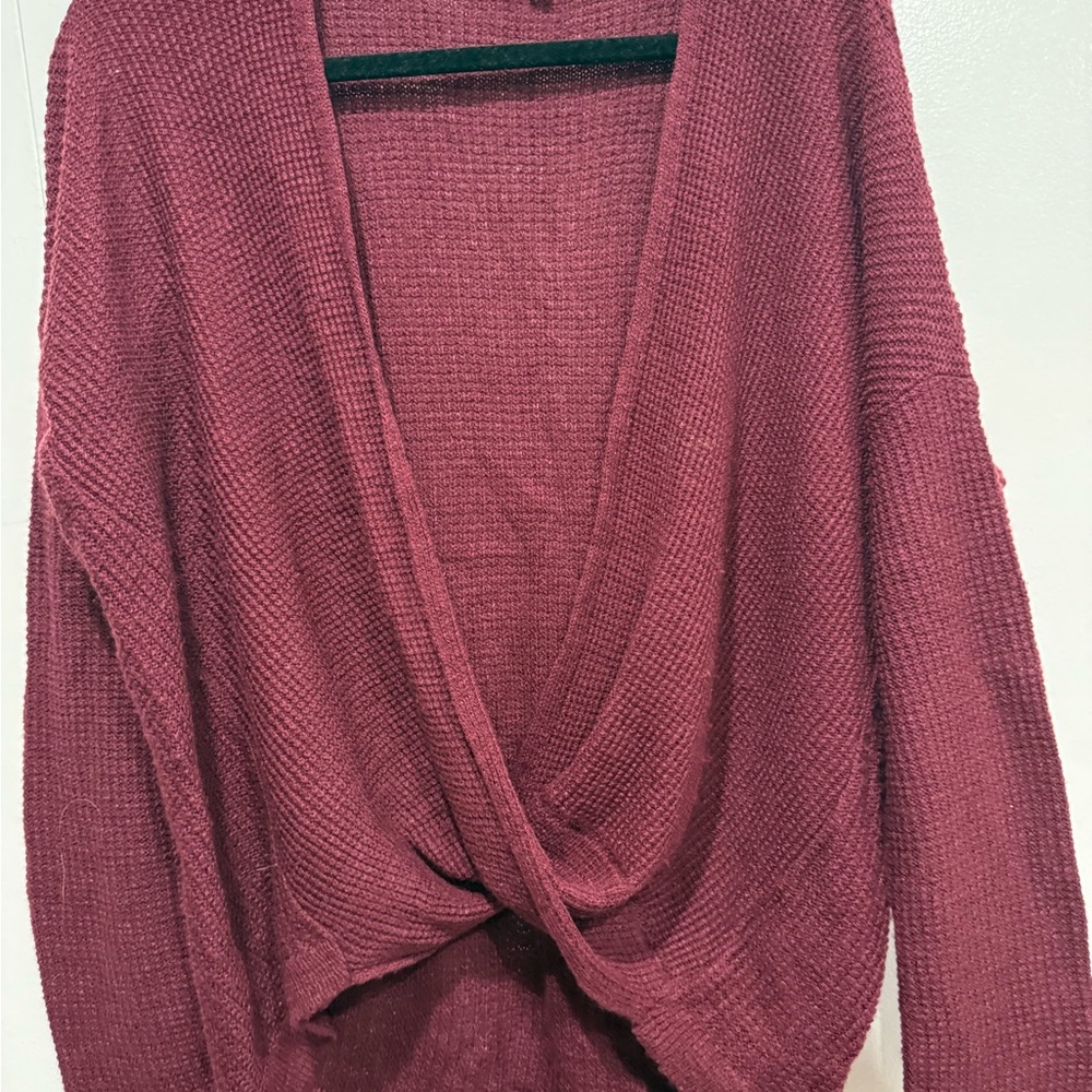 Express Women's Deep V-Neck Sweater